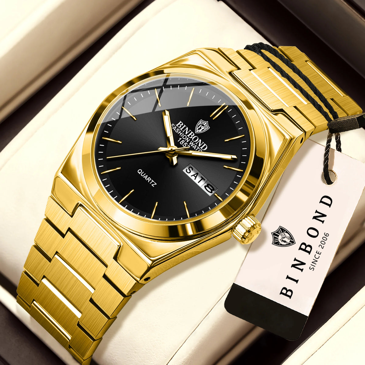 BINBOND Luxury Women's Quartz Watch