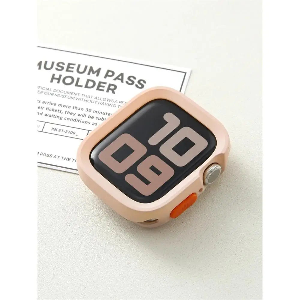 Bumper Soft Silicone Case For Apple Watch 11 10 9 8 7 6 SE 5 Anti-drop Matte Cover For iwatch 49mm 41mm 42mm 46mm 40mm 44mm 45mm