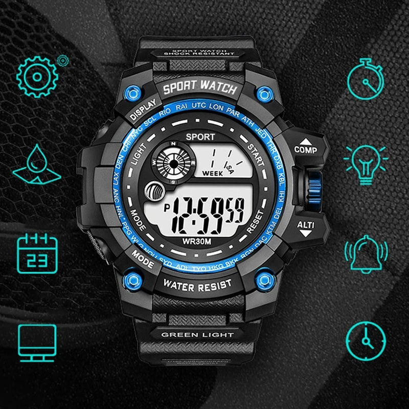 Kids Sport Digital Watch