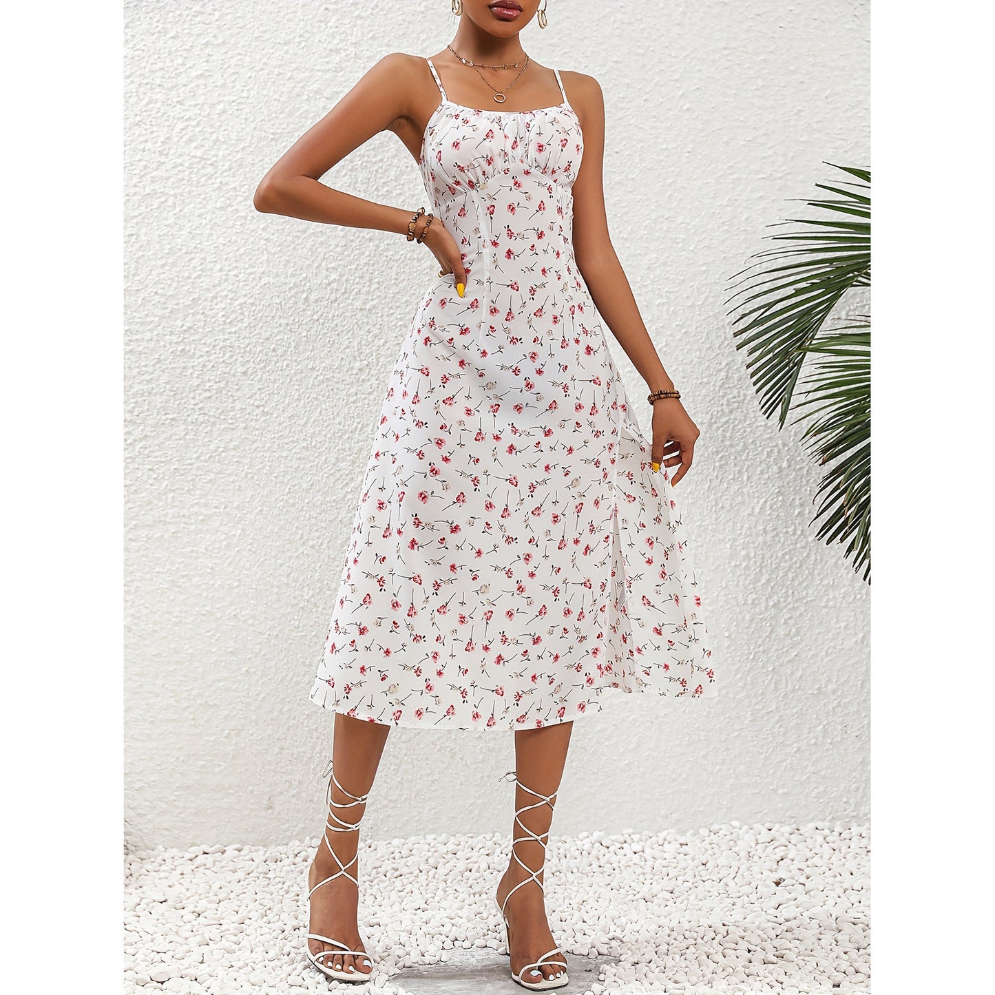 Robe Fluide à Pois – Style Estival Chic