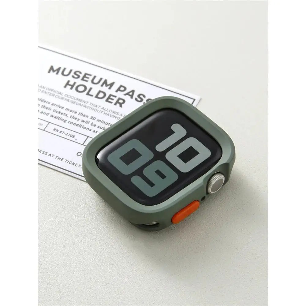 Bumper Soft Silicone Case For Apple Watch 11 10 9 8 7 6 SE 5 Anti-drop Matte Cover For iwatch 49mm 41mm 42mm 46mm 40mm 44mm 45mm