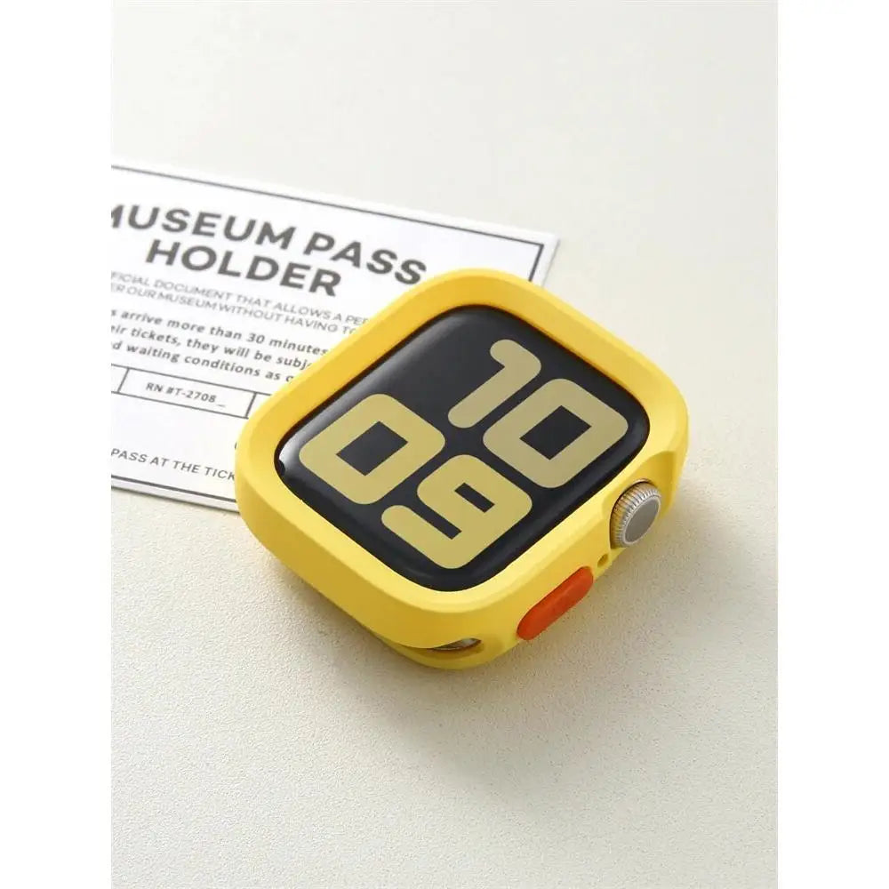 Bumper Soft Silicone Case For Apple Watch 11 10 9 8 7 6 SE 5 Anti-drop Matte Cover For iwatch 49mm 41mm 42mm 46mm 40mm 44mm 45mm